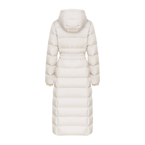 Colmar Piumino lungo Piumino maxi da Donna con cintura Incenso - Francavilla Moda