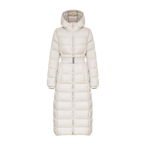 Colmar Piumino lungo Piumino maxi da Donna con cintura Incenso - Francavilla Moda