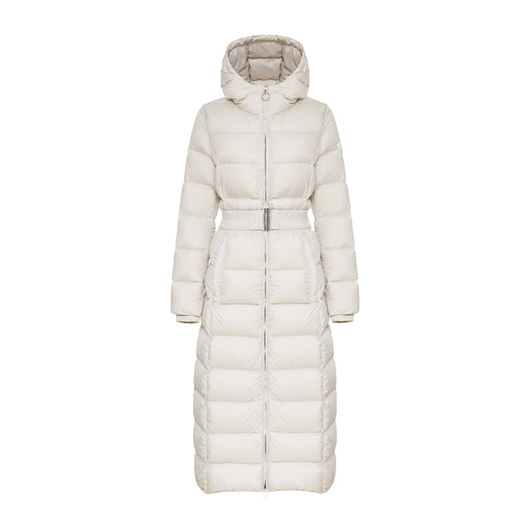 Colmar Piumino lungo Piumino maxi da Donna con cintura Incenso - Francavilla Moda