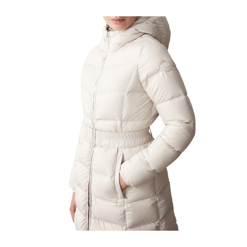 Colmar Piumino lungo Piumino maxi da Donna con cintura Incenso - Francavilla Moda