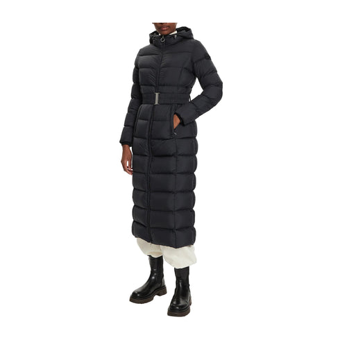 Colmar Piumino lungo Piumino maxi da Donna con cintura Nero A24 - COLMARMD22052XX - 99 - 40 - Francavilla Moda