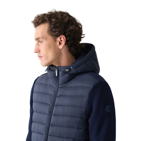 Colmar Piumino corto Piumino Uomo inserti in maglia 46 - Francavilla Moda