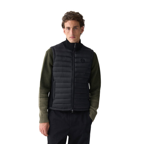 Colmar Gilet Uomo Gilet con Inserti in Maglia a Costine 48 A25-COLMARMU11138ZX-99-48 - Francavilla Moda