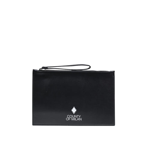 Pochette Uomo con logo a contrasto