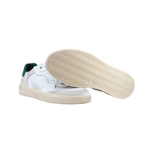 Corvari Sneakers Sneakers Uomo Marlon in pelle Bianco verde P24 - CORVARIJAMESDAYTONA - VERDE - 40 - Francavilla Moda