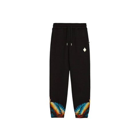 COUNTY OF MILAN Pantalone MARCELO BURLON COUNTY OF MILAN Pantalone sportivo da uomo con stampa ali XS - Francavilla Moda