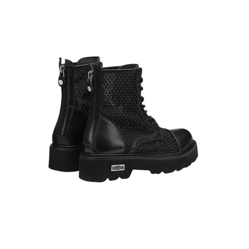 CULT Anfibio Anfibi Donna modello Slash con strass Nero - Francavilla Moda