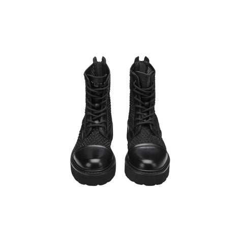 CULT Anfibio Anfibi Donna modello Slash con strass Nero - Francavilla Moda