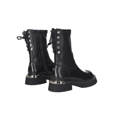 CULT Stivali Stivaletto Donna BABE con lacci Nero - Francavilla Moda