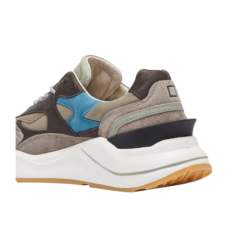 D.A.T.E. Sneakers Sneakers Uomo Fuga Army in pelle nabuk 41 - Francavilla Moda