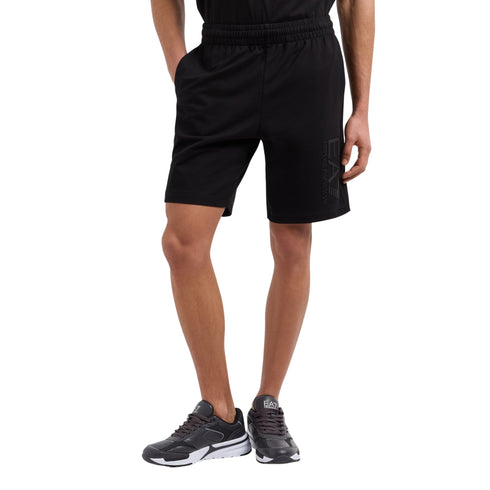 EA7 Emporio Armani Pantaloncini sportivi Bermuda Uomo felpato Sporty Visibility S P25 - EA7 EMPORIO7M000232AF13512 - UC001 - S - Francavilla Moda