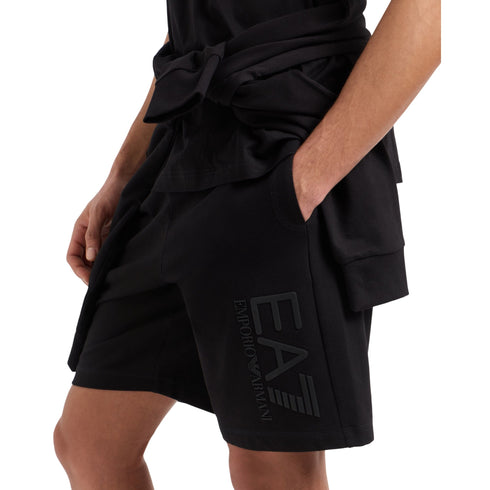 EA7 Emporio Armani Pantaloncini sportivi Bermuda Uomo felpato Sporty Visibility S P25 - EA7 EMPORIO7M000232AF13512 - UC001 - S - Francavilla Moda