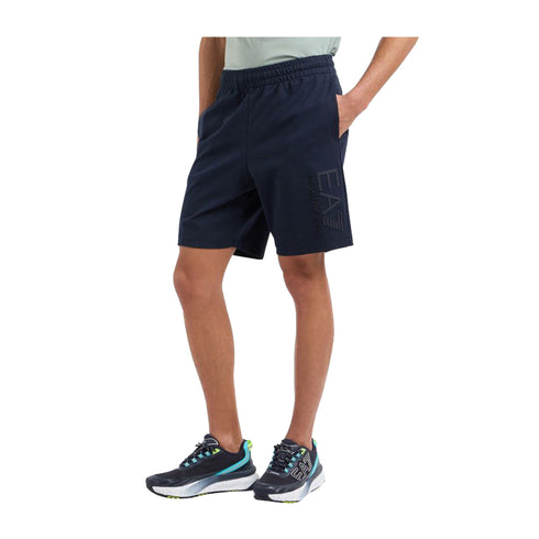 EA7 Emporio Armani Pantaloncini sportivi Bermuda Uomo felpato Sporty Visibility S - Francavilla Moda