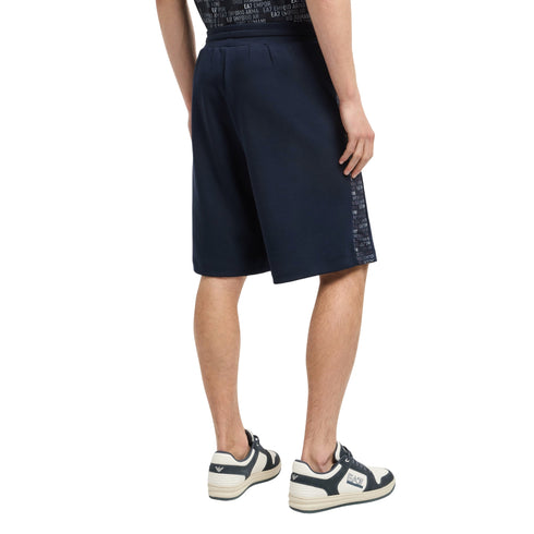 EA7 Emporio Armani Pantaloncini sportivi Bermuda Uomo Logo Series con coulisse S P25 - EA7 EMPORIO7M000217AF12660 - UB102 - S - Francavilla Moda