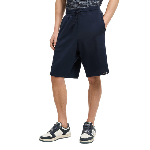 EA7 Emporio Armani Pantaloncini sportivi Bermuda Uomo Logo Series con coulisse S P25 - EA7 EMPORIO7M000217AF12660 - UB102 - S - Francavilla Moda