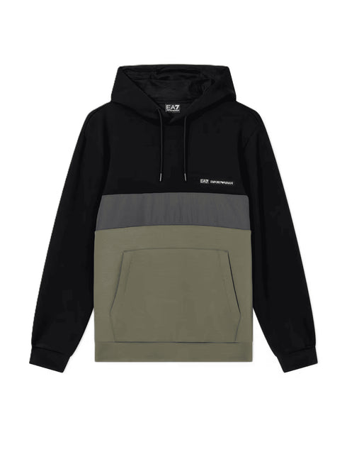 EA7 Emporio Armani Felpa con cappuccio Felpa con cappuccio da uomo colour block S A25-EA7 EMPORIO7M000937AF17003-U8100-S - Francavilla Moda