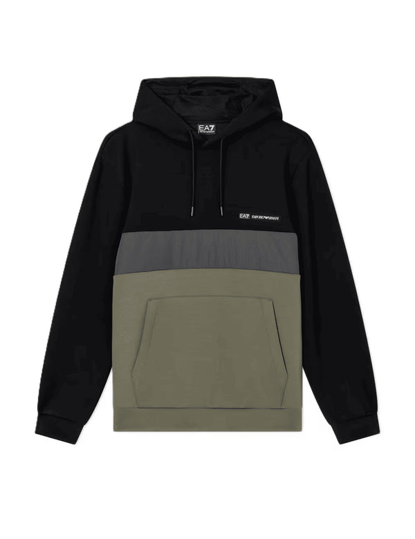 EA7 Emporio Armani Felpa con cappuccio Felpa con cappuccio da uomo colour block S A25-EA7 EMPORIO7M000937AF17003-U8100-S - Francavilla Moda