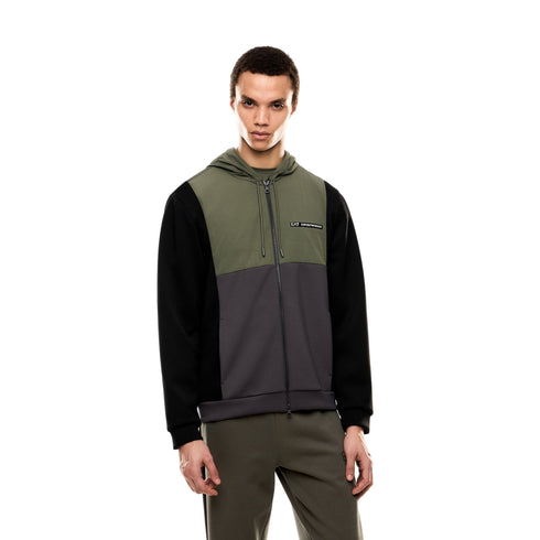 EA7 Emporio Armani Felpa con zip Felpa Uomo Athletic Color Block S A25 - EA7 EMPORIO7M000938AF17003 - U8100 - S - Francavilla Moda