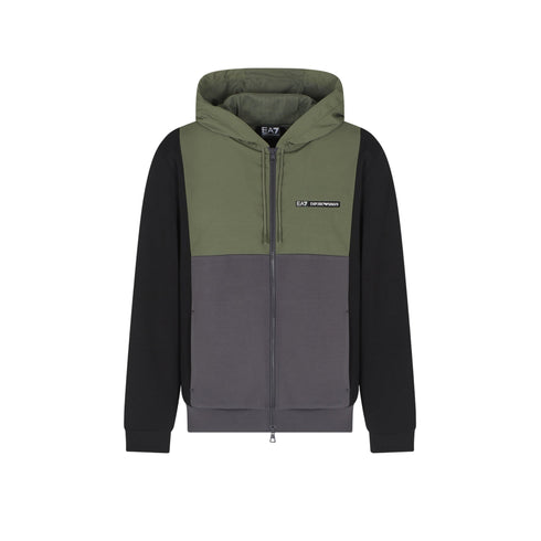 EA7 Emporio Armani Felpa con zip Felpa Uomo Athletic Color Block S A25 - EA7 EMPORIO7M000938AF17003 - U8100 - S - Francavilla Moda