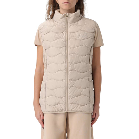 EA7 Emporio Armani Piumino smanicato Gilet Donna con impunture ondulate S A25-EA7 EMPORIO8NTQ08TNF8Z-U1046-S - Francavilla Moda