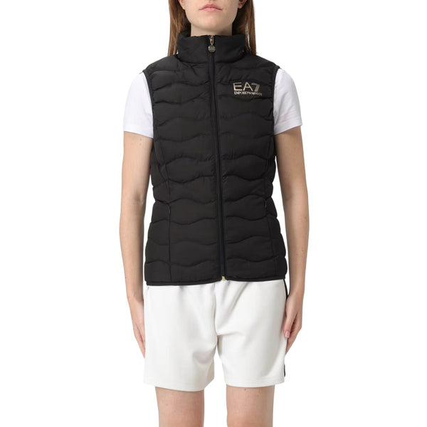 EA7 Emporio Armani Piumino smanicato Gilet Donna con impunture ondulate S A25 - EA7 EMPORIO8NTQ08TNF8Z - 0200 - S - Francavilla Moda