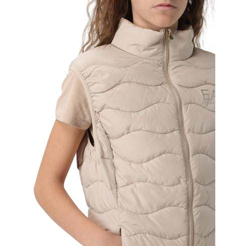 EA7 Emporio Armani Piumino smanicato Gilet Donna con impunture ondulate S A25-EA7 EMPORIO8NTQ08TNF8Z-U1046-S - Francavilla Moda