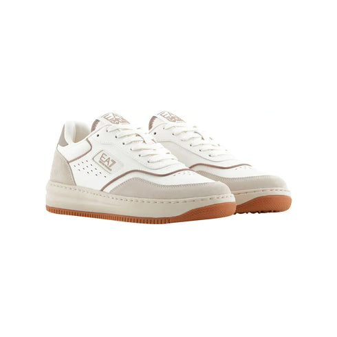 EA7 Emporio Armani Sneakers Sneakers Uomo inserti in suede 10 - Francavilla Moda