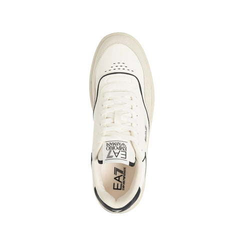 EA7 Emporio Armani Sneakers Sneakers Uomo Plain Lace - Up Bianco panna - Francavilla Moda