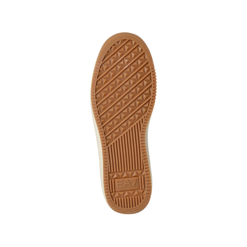 EA7 Emporio Armani Sneakers Sneakers Uomo Plain Lace - Up Bianco panna - Francavilla Moda