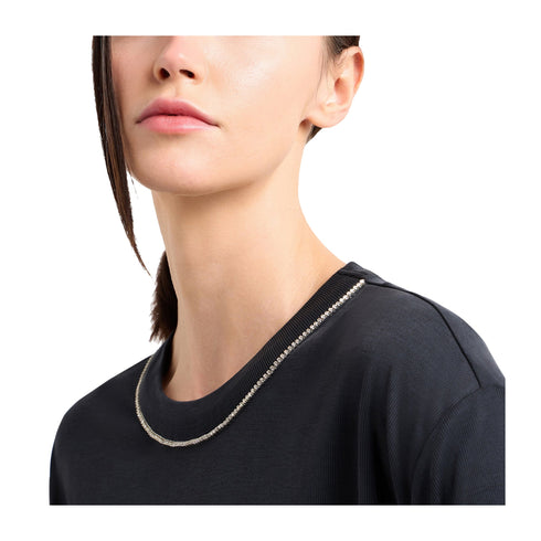 EA7 Emporio Armani T-shirt T-shirt Donna Casual Sporty Precious XS P25 - EA7 EMPORIO7W000340AF12956 - UC001 - XS - Francavilla Moda