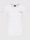 EA7 Emporio Armani T-shirt T-shirt Donna con borchiette Bianco - Francavilla Moda