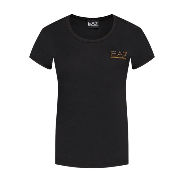 EA7 Emporio Armani T-shirt T-shirt Donna con logo borchie XS P25 - EA7 EMPORIO8NTT65TJDQZ - 1200 - XS - Francavilla Moda