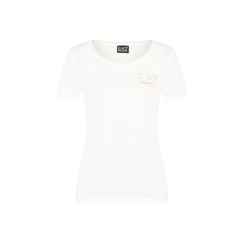 EA7 Emporio Armani T-shirt T-shirt Donna con logo borchie XS P25 - EA7 EMPORIO8NTT65TJDQZ - U0005 - XS - Francavilla Moda