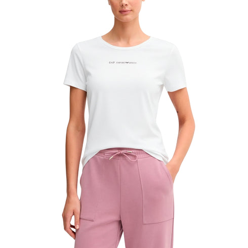 EA7 Emporio Armani T-shirt T-shirt Donna slim con logo S A25-EA7 EMPORIO7W000798AF12115-U0002-S - Francavilla Moda