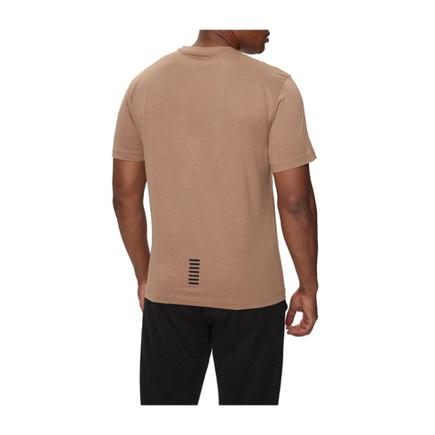 EA7 Emporio Armani T-shirt T-shirt Uomo classica a mezza manica Nocciola A24 - EA7 EMPORIO8NPT25PJVPZ - 1745 - M - Francavilla Moda