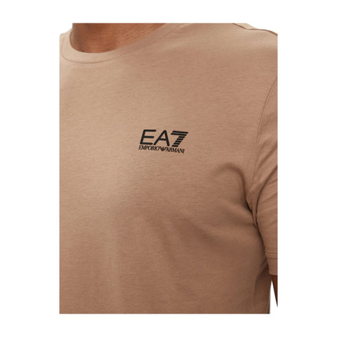 EA7 Emporio Armani T-shirt T-shirt Uomo classica a mezza manica Nocciola A24 - EA7 EMPORIO8NPT25PJVPZ - 1745 - M - Francavilla Moda