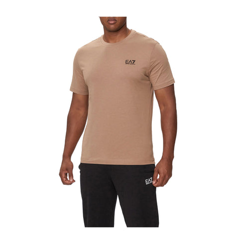 EA7 Emporio Armani T-shirt T-shirt Uomo classica a mezza manica Nocciola A24 - EA7 EMPORIO8NPT25PJVPZ - 1745 - M - Francavilla Moda