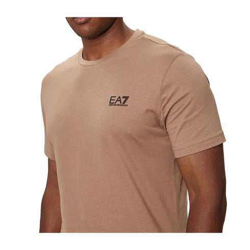 EA7 Emporio Armani T-shirt T-shirt Uomo classica a mezza manica Nocciola A24 - EA7 EMPORIO8NPT25PJVPZ - 1745 - M - Francavilla Moda