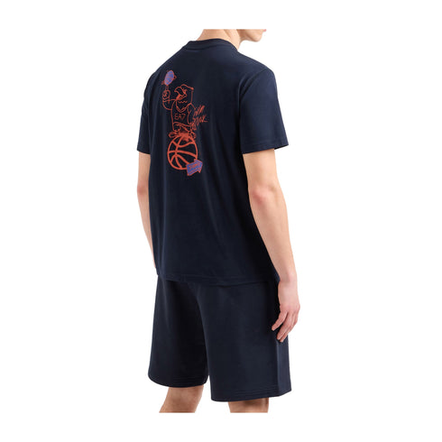 EA7 Emporio Armani T-shirt T-shirt Uomo Graphic Series maxi stampa S P25 - EA7 EMPORIO7M000104AF10375 - UB102 - S - Francavilla Moda