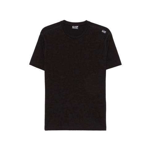 EA7 Emporio Armani T-shirt T-shirt Uomo Sporty a tinta unita Nero A24 - EA7 EMPORIO6DPT04PJVPZ - 0200 - S - Francavilla Moda