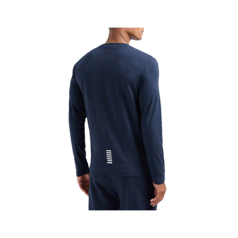 EA7 Emporio Armani T-shirt T-shirt Uomo Sporty Core Identity Blu silver - Francavilla Moda