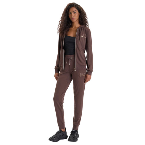 EA7 Emporio Armani Tuta sportiva Tuta Donna Evolution logo strass L A25-EA7 EMPORIO8NTV51TJ9RZ-U6063-L - Francavilla Moda