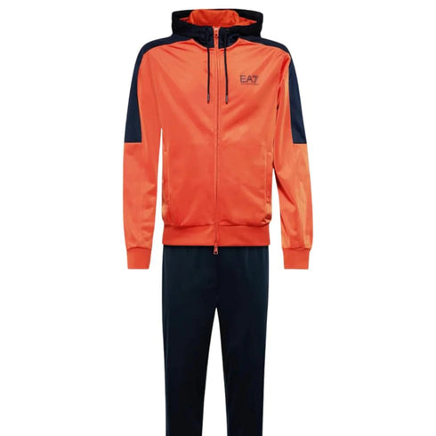 EA7 Emporio Armani Tuta sportiva Tuta Uomo Sporty Visibility Arancio blu A24 - EA7 EMPORIO6DPV66PJVTZ - 26BP - S - Francavilla Moda