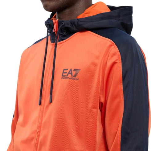 EA7 Emporio Armani Tuta sportiva Tuta Uomo Sporty Visibility Arancio blu A24 - EA7 EMPORIO6DPV66PJVTZ - 26BP - S - Francavilla Moda