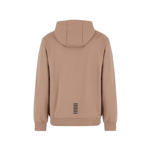 EA7 EMPORIO Felpa con cappuccio Felpa Uomo cappuccio Sporty Nocciola A24 - EA7 EMPORIO8NPM37PJVTZ - 1745 - S - Francavilla Moda
