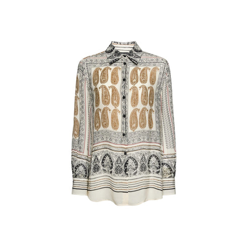 Elena Mirò Camicia casual Camicia Donna stampa paisley all-over 48 - Francavilla Moda