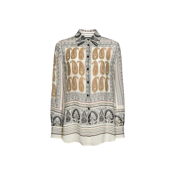 Elena Mirò Camicia casual Camicia Donna stampa paisley all-over 48 - Francavilla Moda