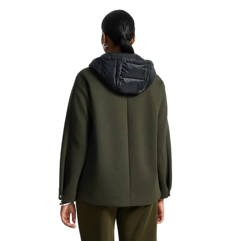 Elena Mirò Cappottino Cappotto Donna con cappuccio trapuntato M - Francavilla Moda