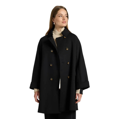 Elena Mirò Cappottino Cappotto Donna relaxed doppiopetto 46 A26-ELENA MIRO'8017P000079N-033-46 - Francavilla Moda