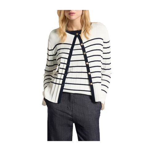Elena Mirò Cardigan Cardigan Donna rigato con spacchi S - Francavilla Moda